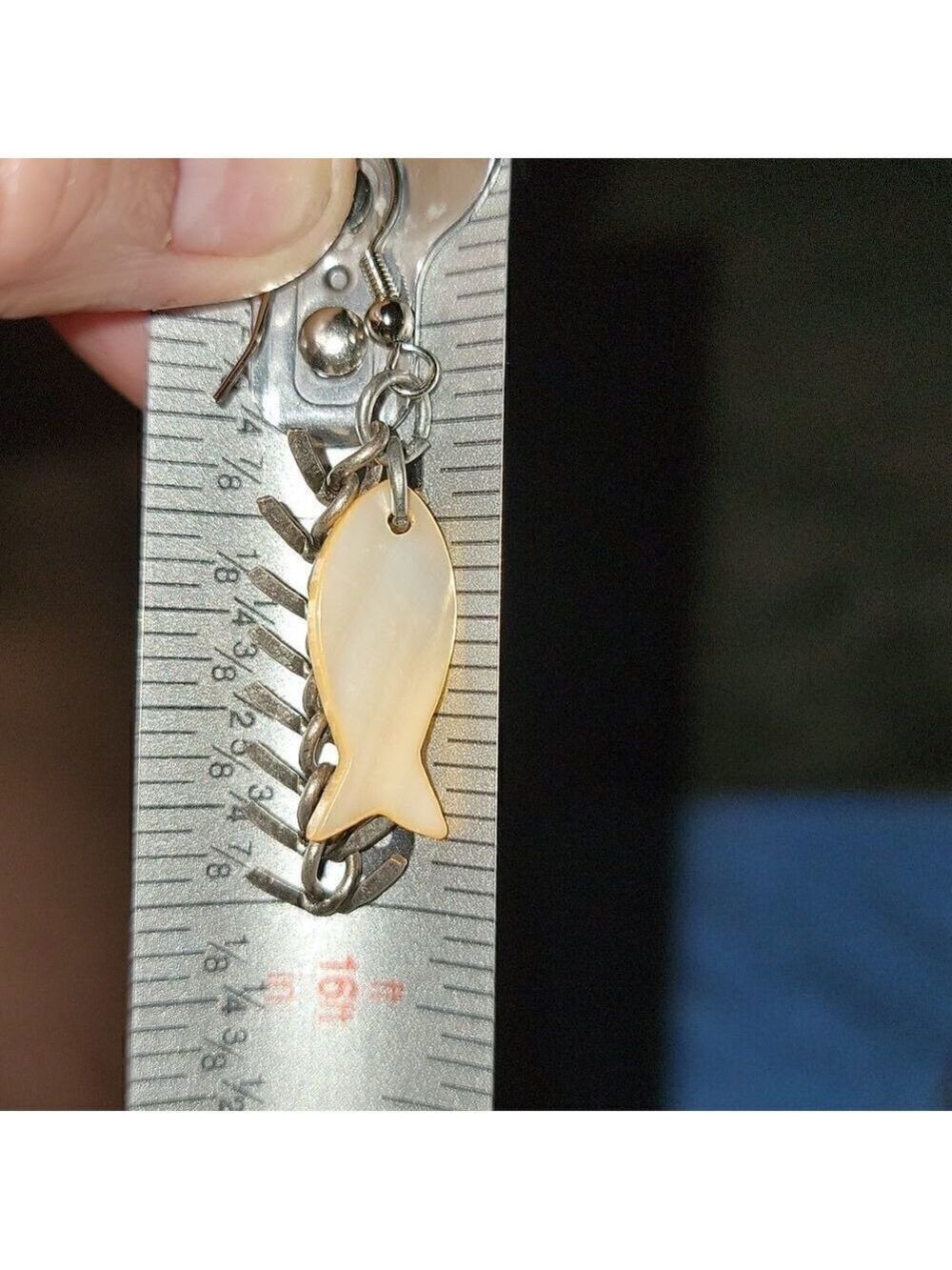 Shell Fish Earrings #E4 - Picture 2 of 3